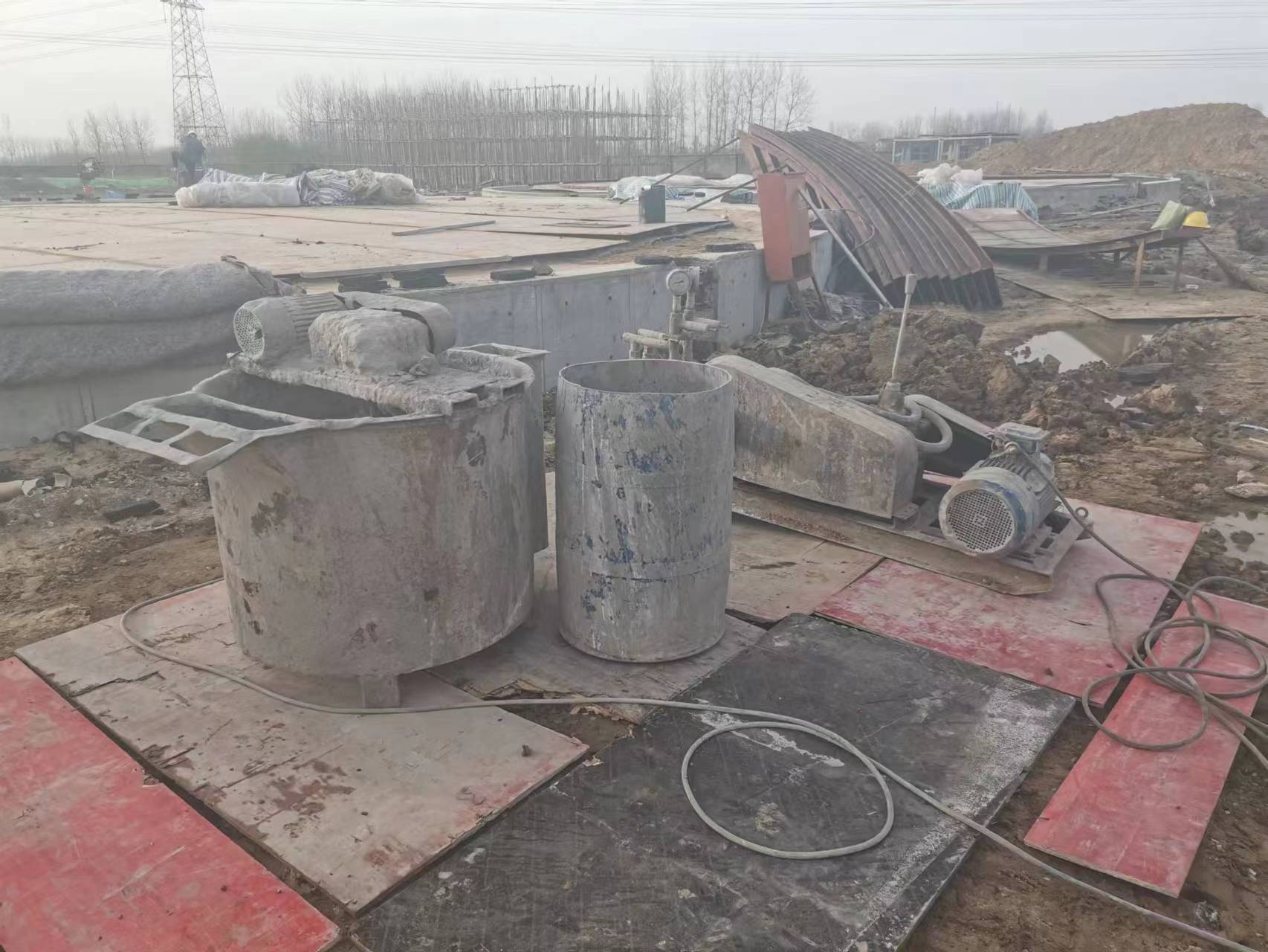 君山设备基础注浆